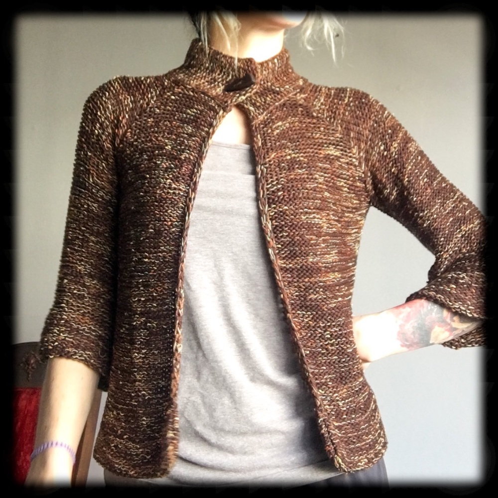 BCBGMaxAzria button down sweater top